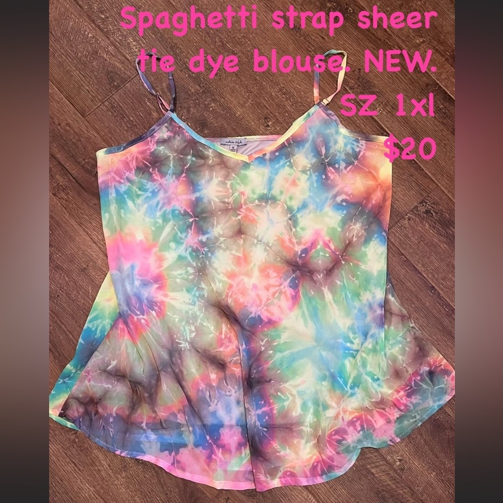 Spaghetti strap blouse